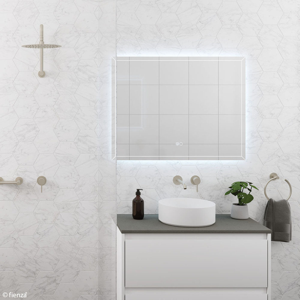 Fienza Hampton Led Mirror, 1200x700 mm