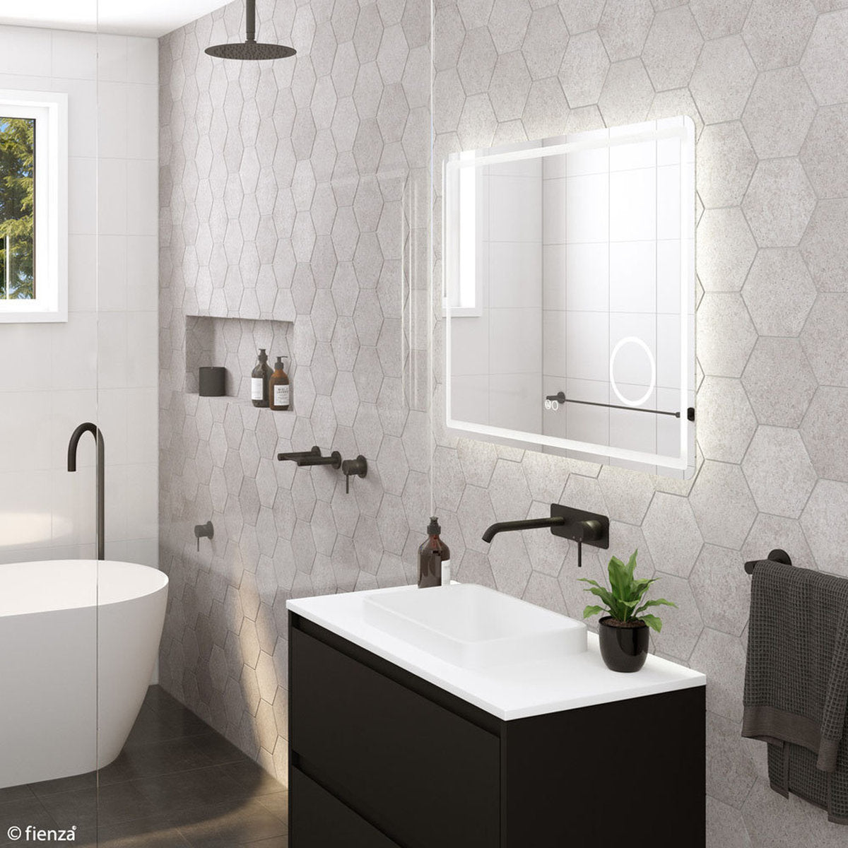 Fienza Deejay Led Mirror, 1200x700 mm