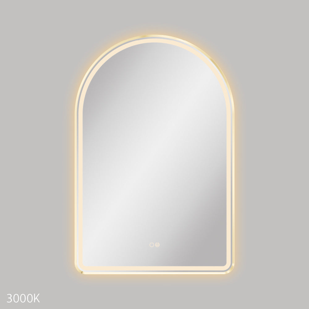 Fienza Empire Brushed Copper Framed Mirror, 450 x 900mm