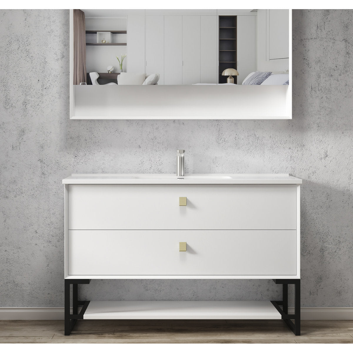 Otti Leg Boston 1200X450 Matte White