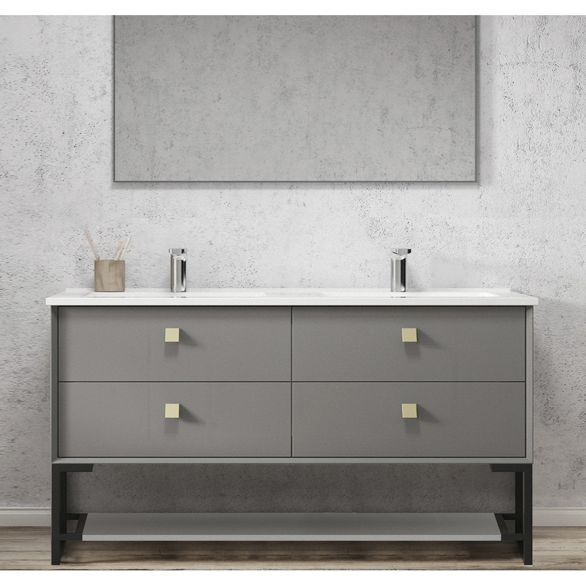 Otti Leg Boston 1500X450 Matte Grey