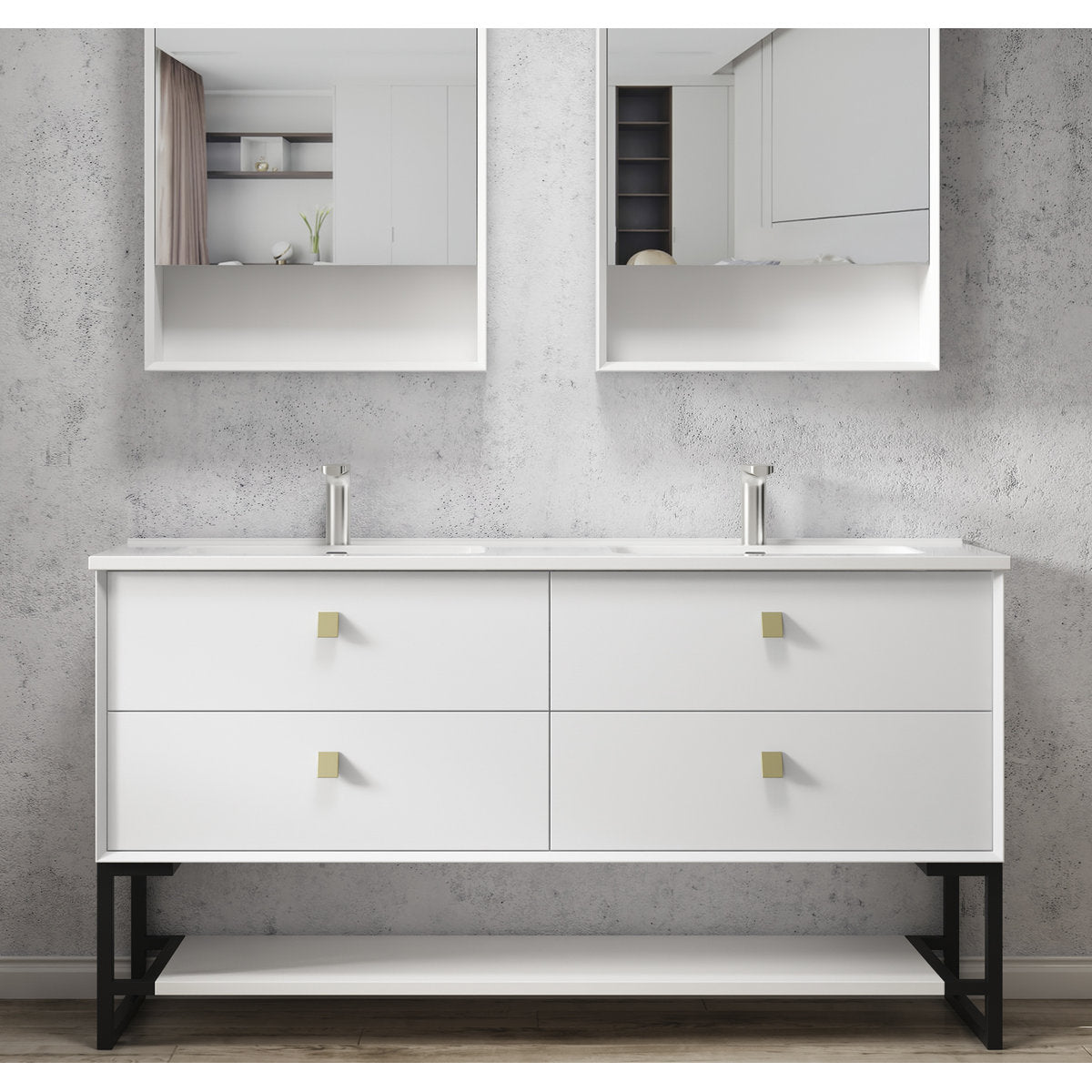 Otti Leg Boston 1500X450 Matte White