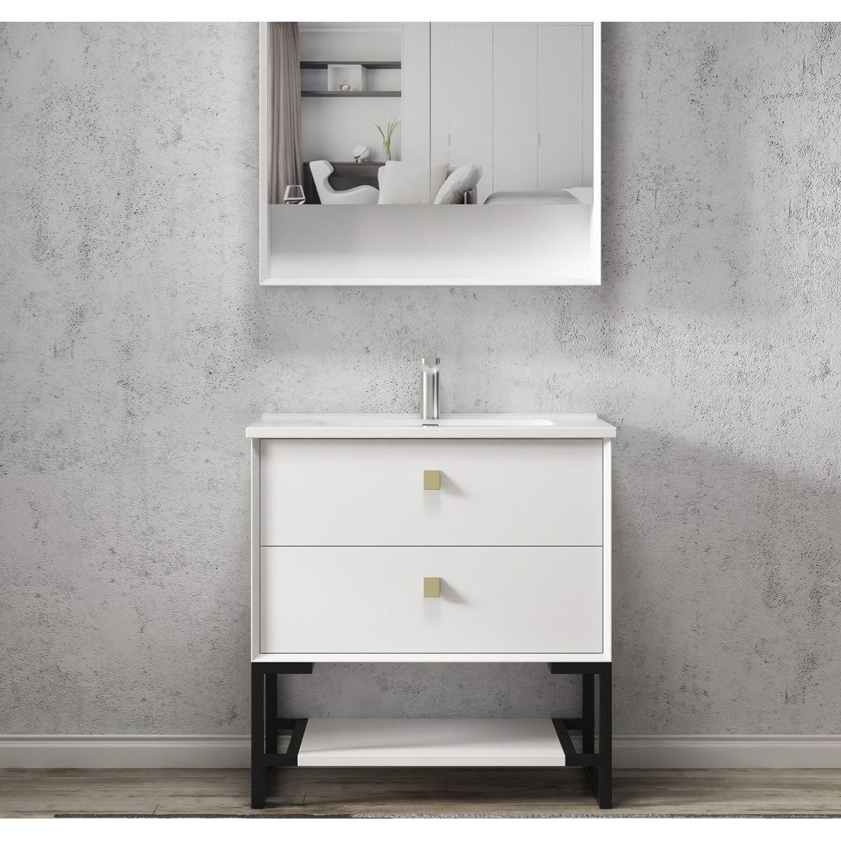 Otti Leg Boston 750X450 Matte White