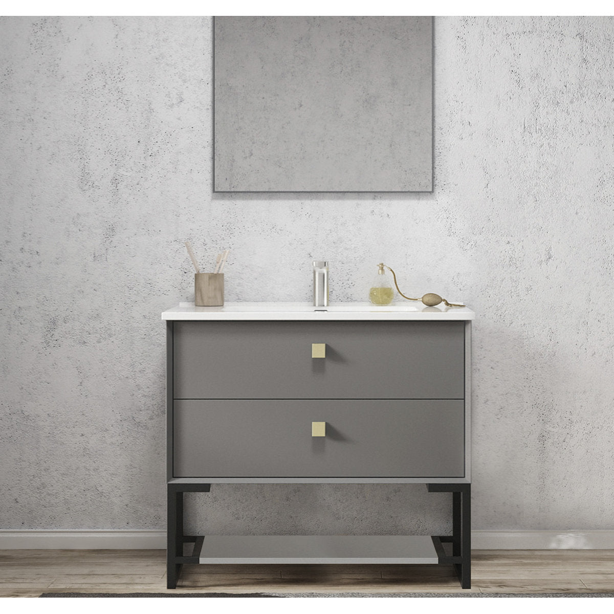 Otti Leg Boston 900X450 Matte Grey