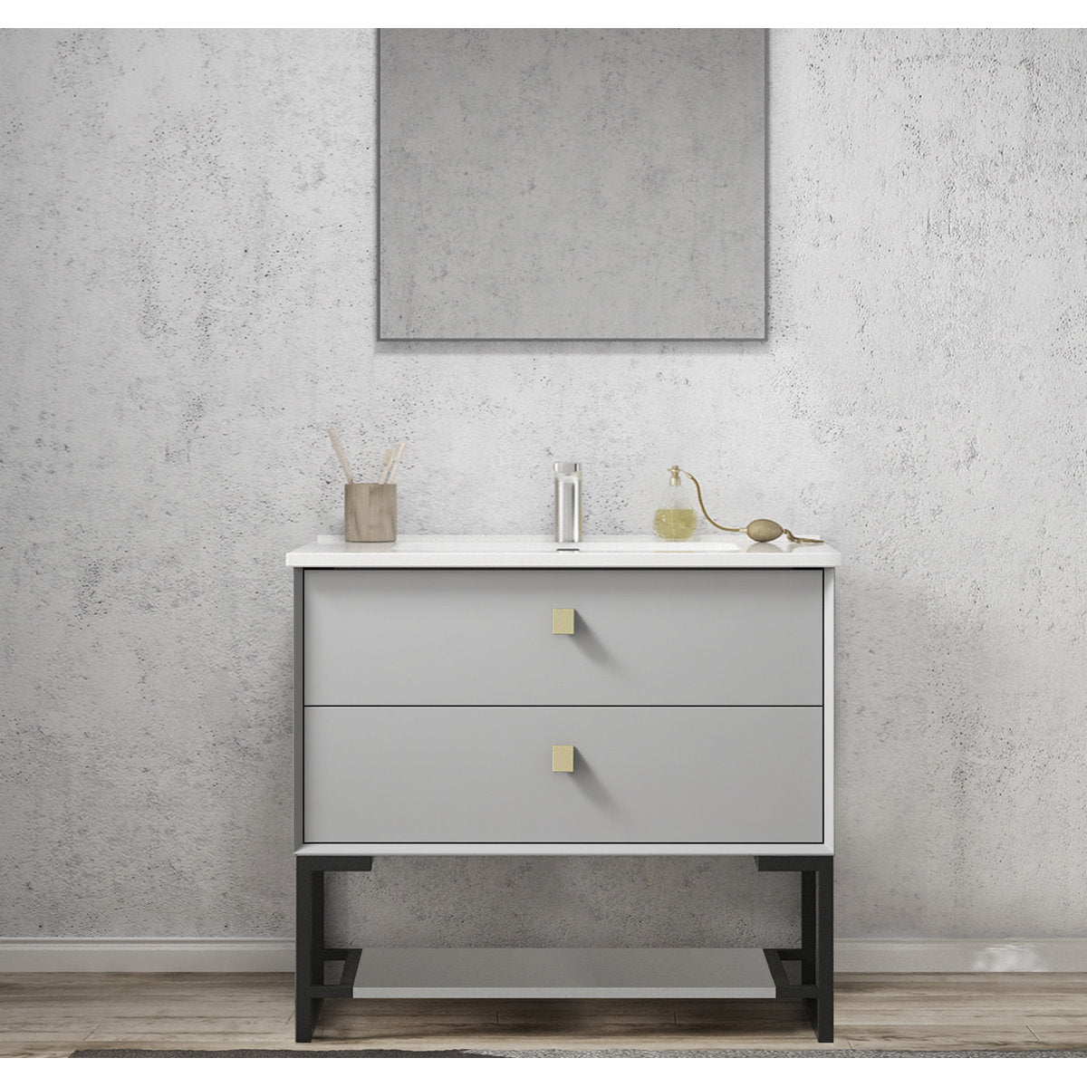 Otti Leg Boston 900X450 Matte Light Grey