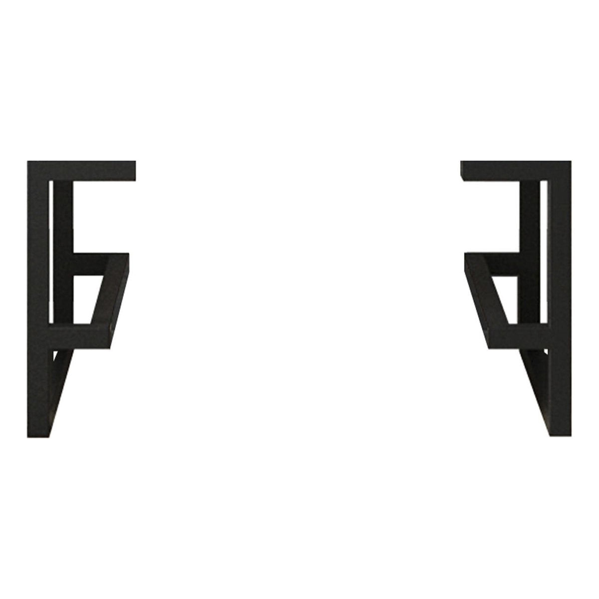 Otti Stainless Steel Frame Matte Black Leg for Byron and Boston Vanity