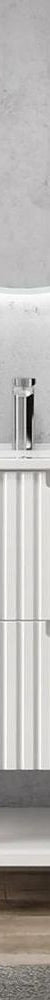 Otti Leg Noosa 750X450 Matte White - (Leg Only)