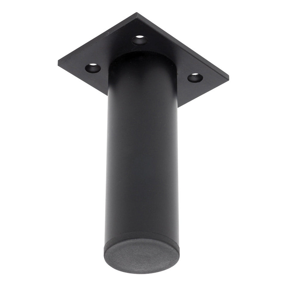 Fienza Round Matte Black Leg, 120mm