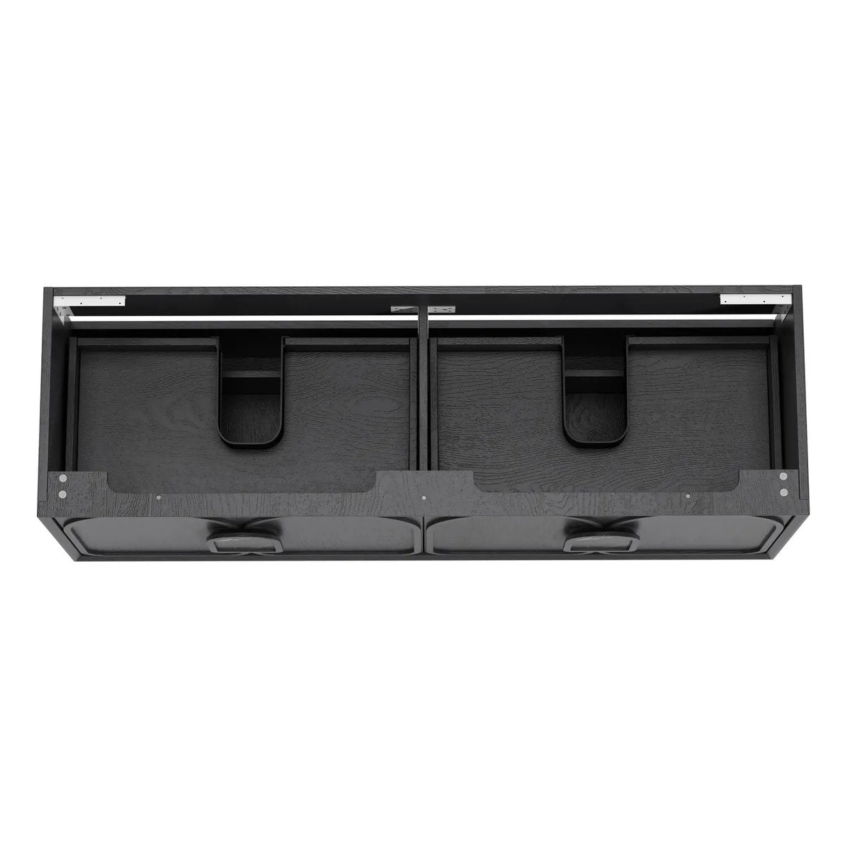 Otti Laguna 1500mm Black American Oak Wall Hung Cabinet