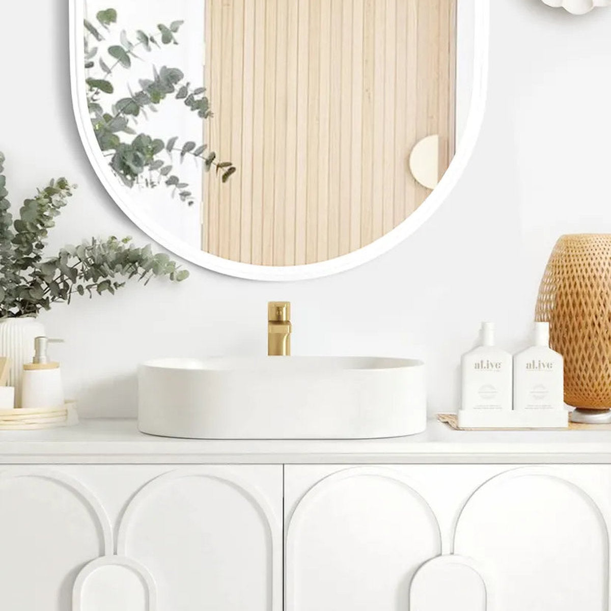 Laguna Mark II Matte White 1200X460 Wall Hung Vanity