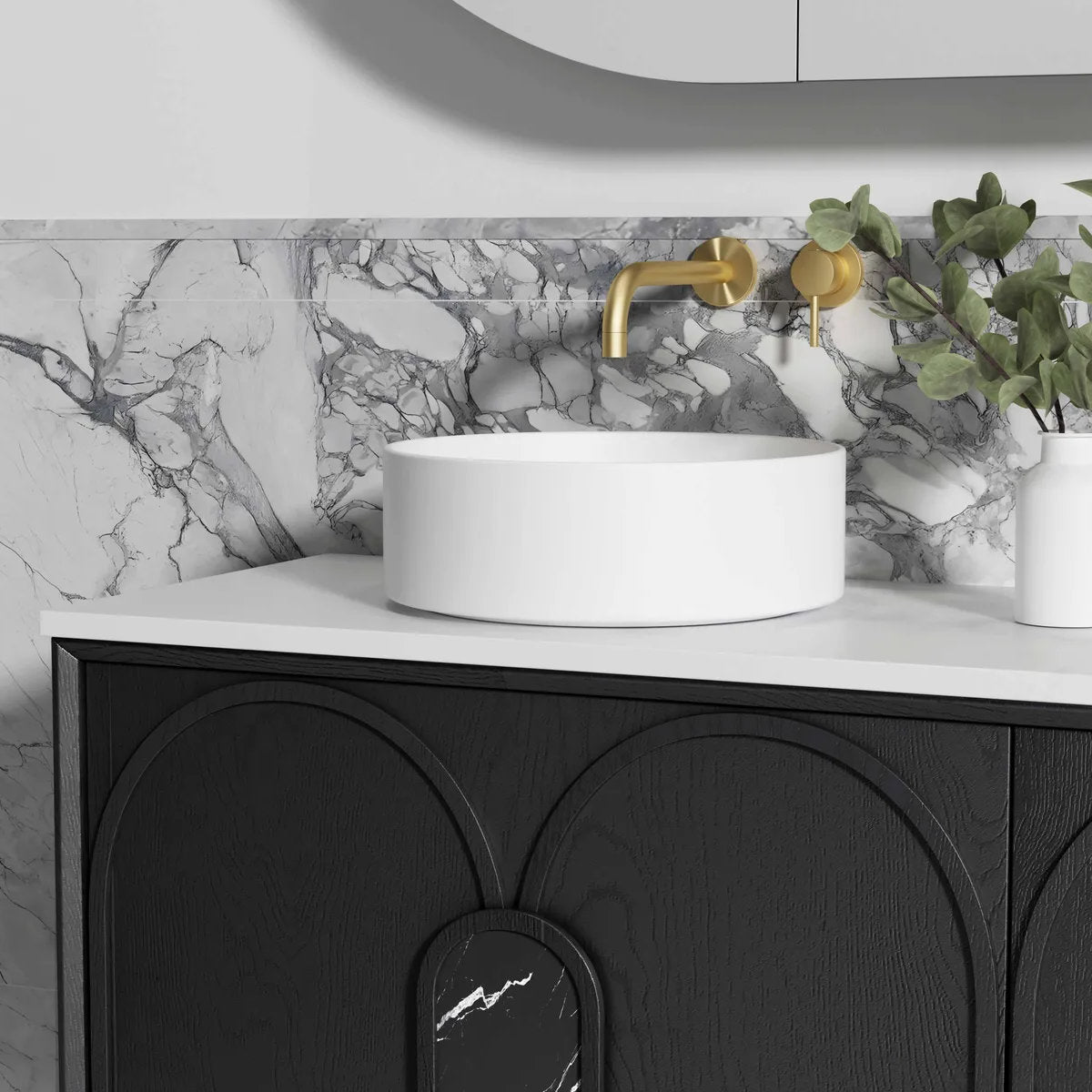 Laguna Mark II Black Oak 1500X460 Wall Hung Vanity