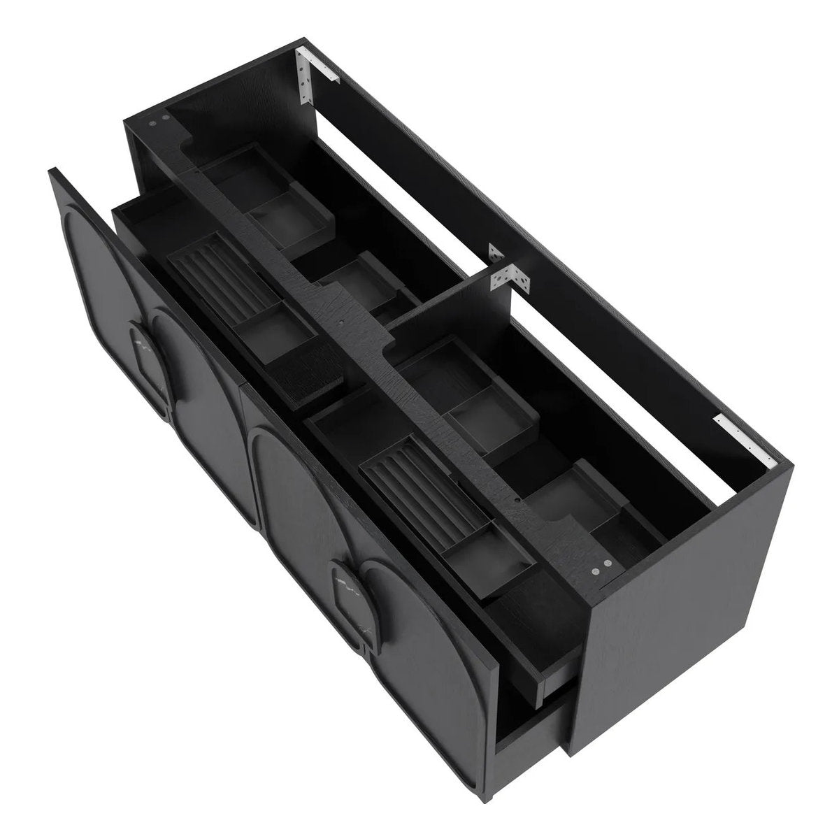 Laguna Mark II Black Oak 1500X460 Wall Hung Vanity