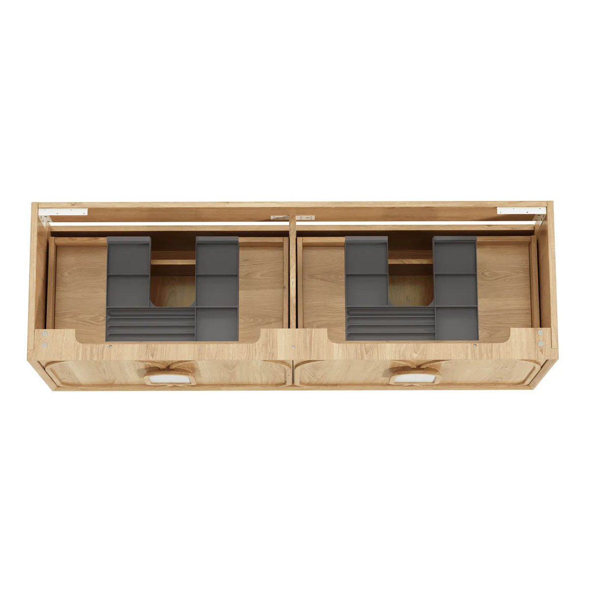 Laguna Mark II Woodland Oak 1500X460 Wall Hung Vanity