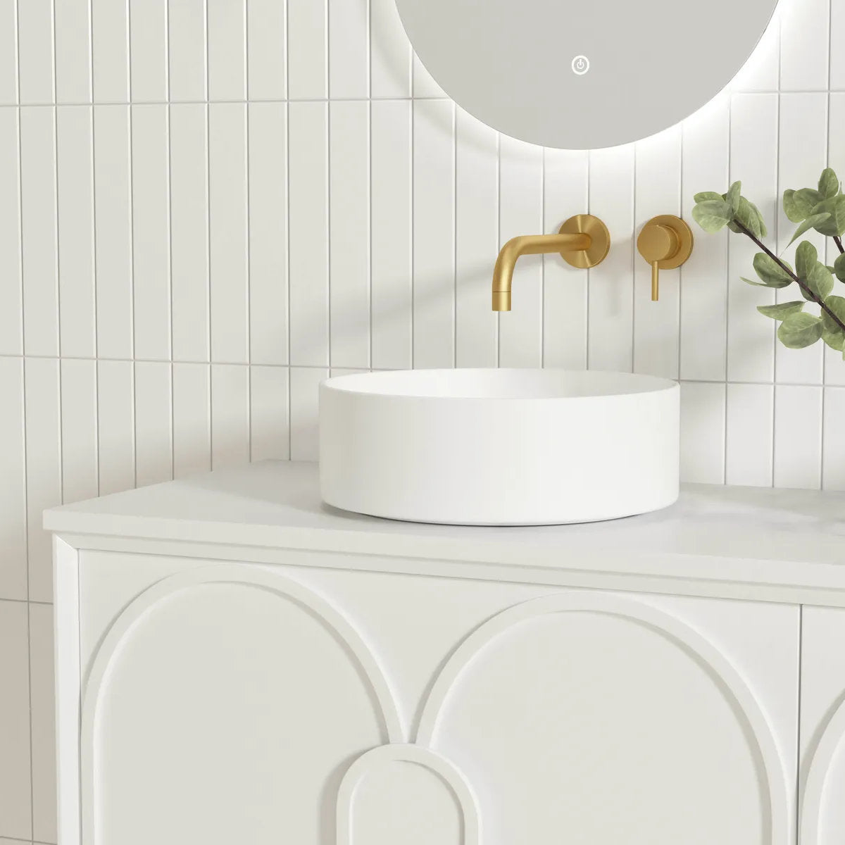 Laguna Mark II Matte White 1500X460 Wall Hung Vanity