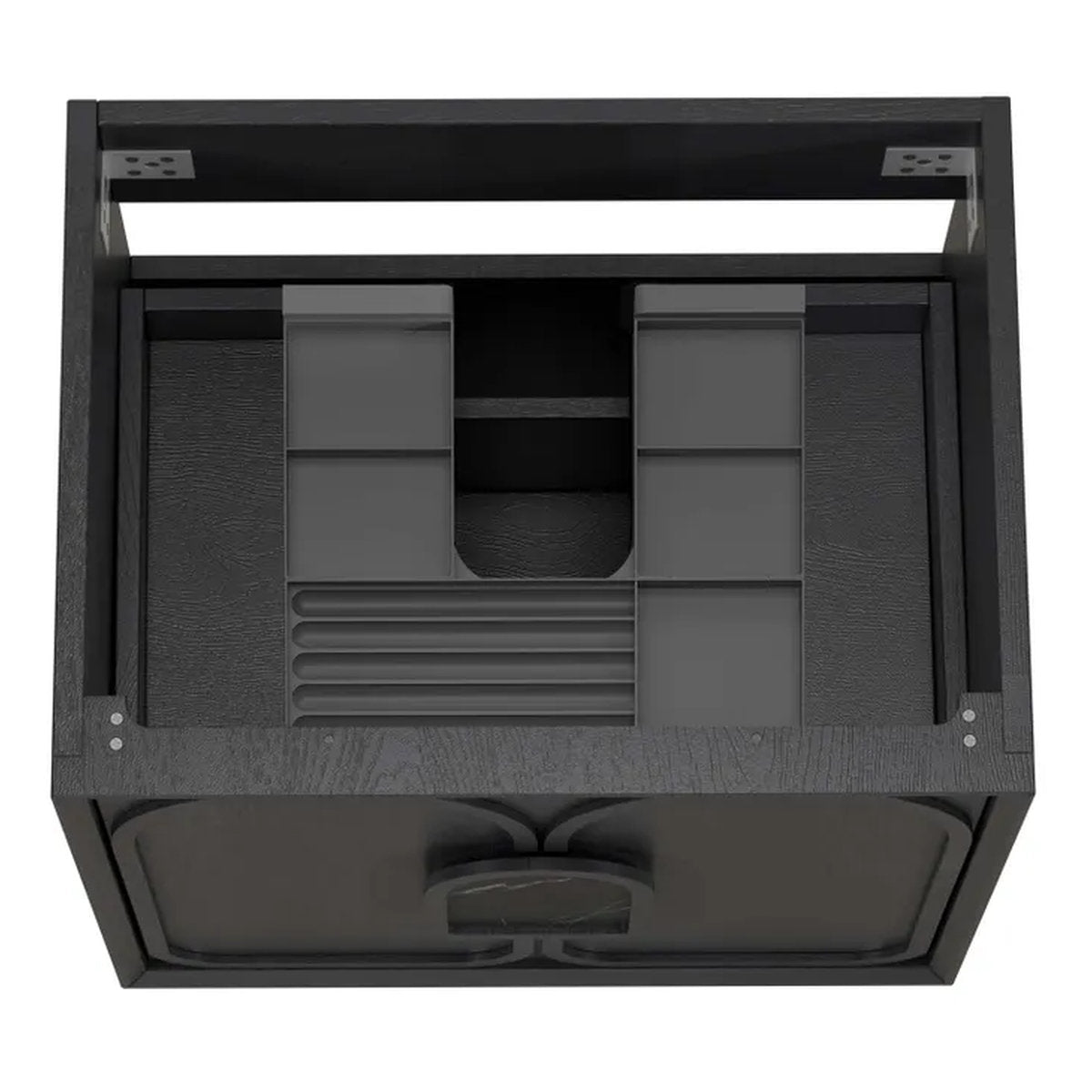 Laguna Mark II Black Oak 600X460 Wall Hung Vanity