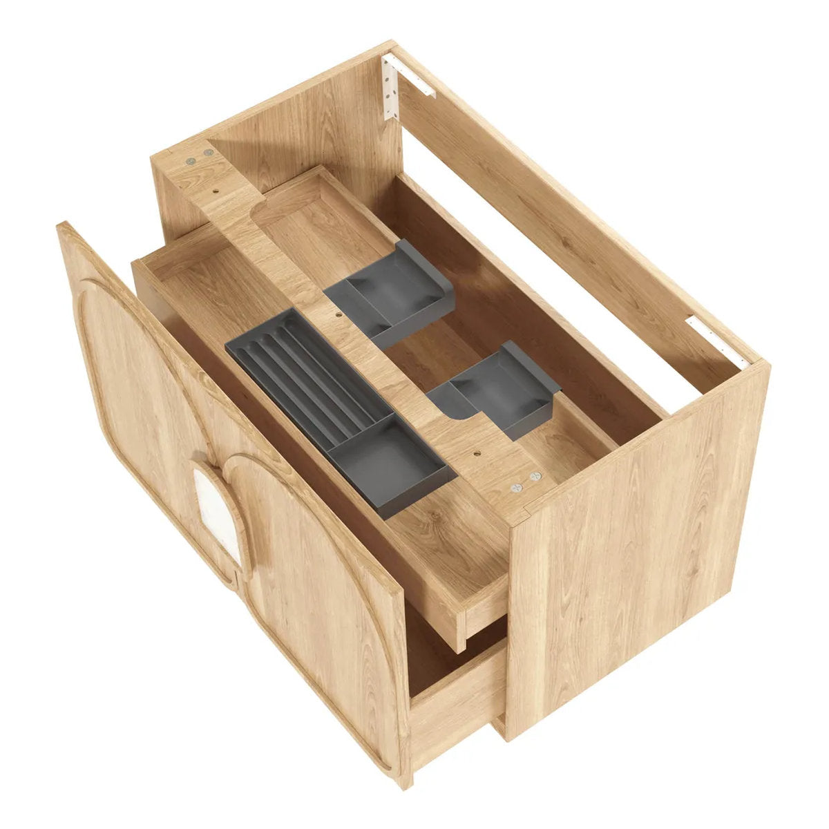 Laguna Mark II Woodland Oak 900X460 Wall Hung Vanity