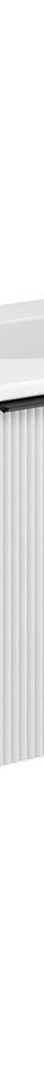 Fienza Lola Minka Curved Satin White 1200 Wall-Hung Vanity - 1 Taphole
