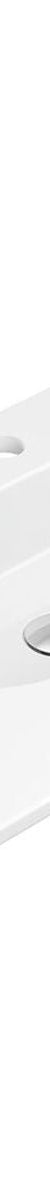 Fienza Lola Gloss Full Depth Curved Ceramic Basin Top 900mm, 3 Tapholes