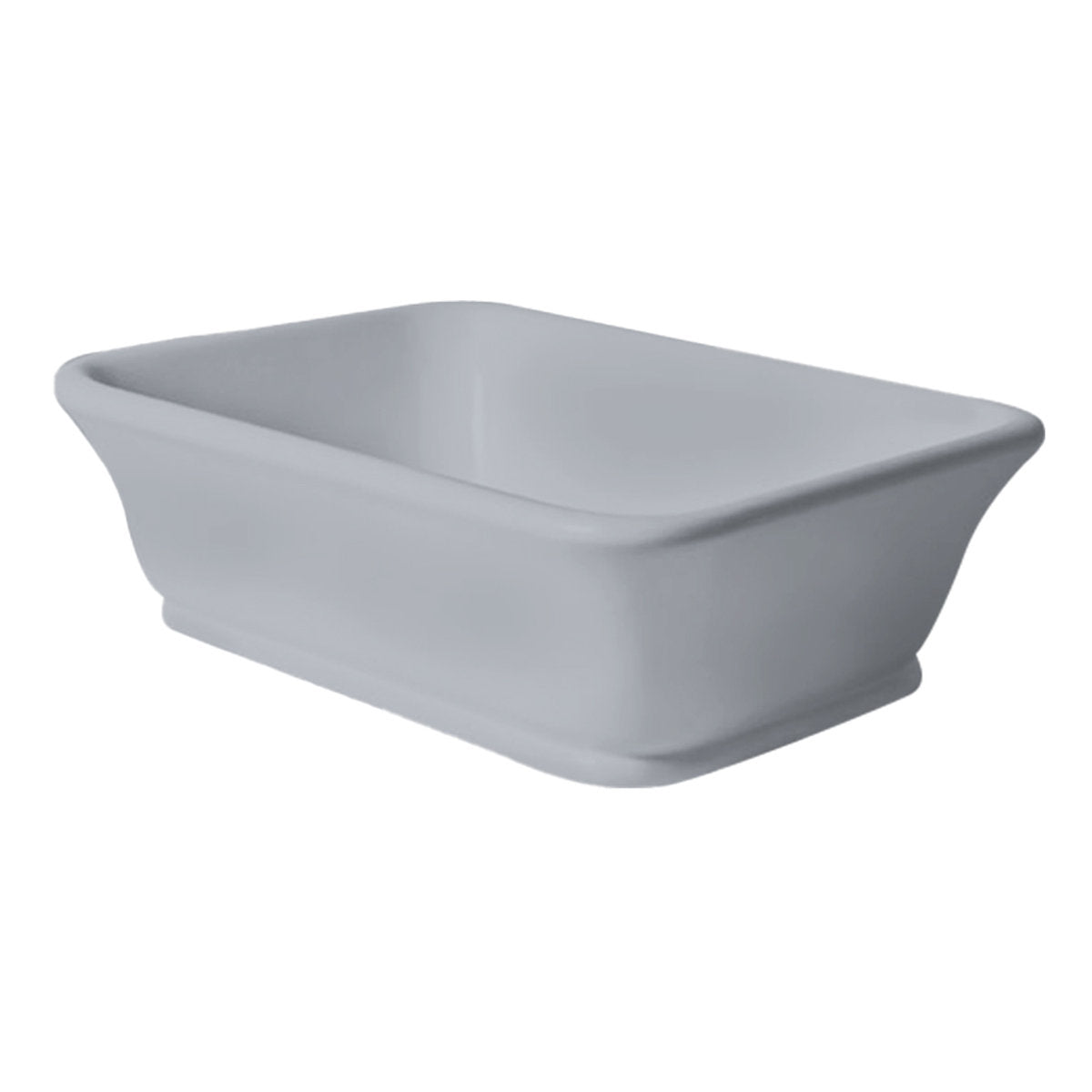 Kirkham 53X68 Titancast Basin - Powder Grey