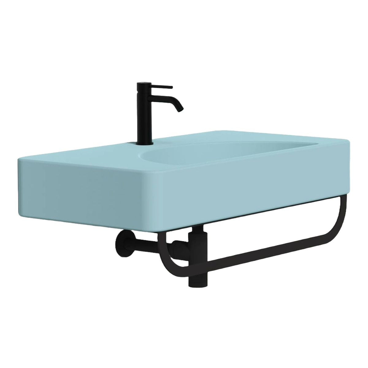 Studio Bagno Lunaris 61 Towel Rail - Matte Black