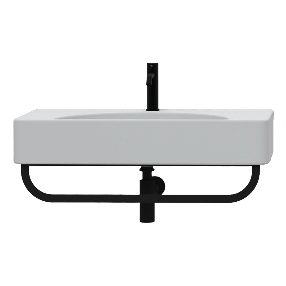 Studio Bagno Lunaris 61 Towel Rail - Matte Black