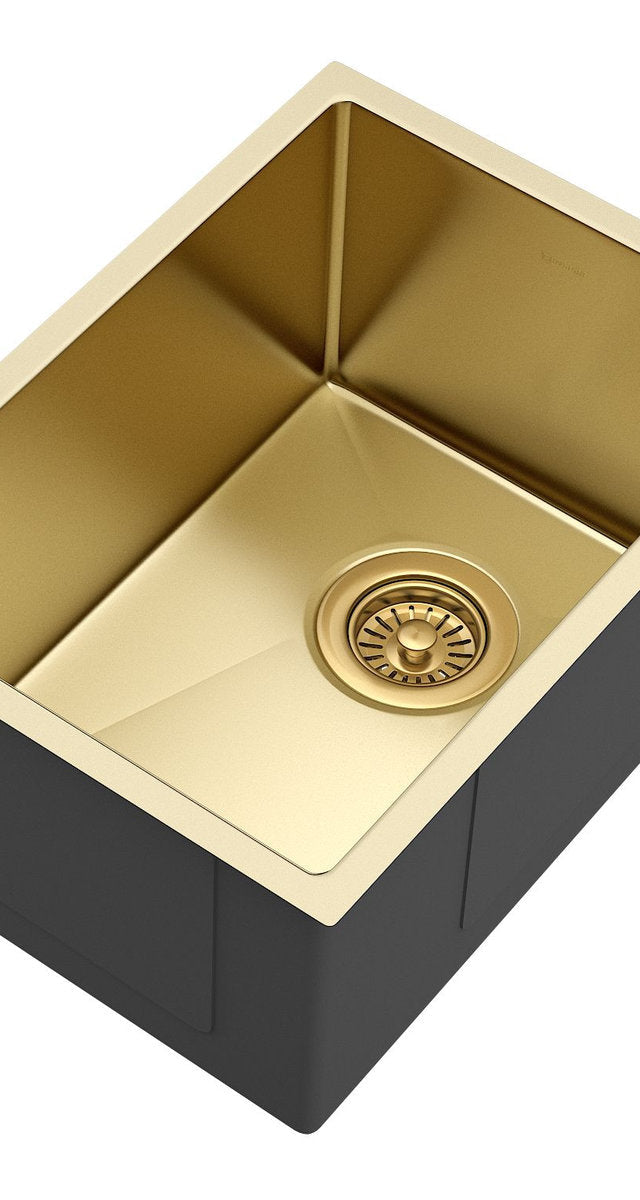 Otti Axon Sink 33S 330x450x220 Brushed Gold
