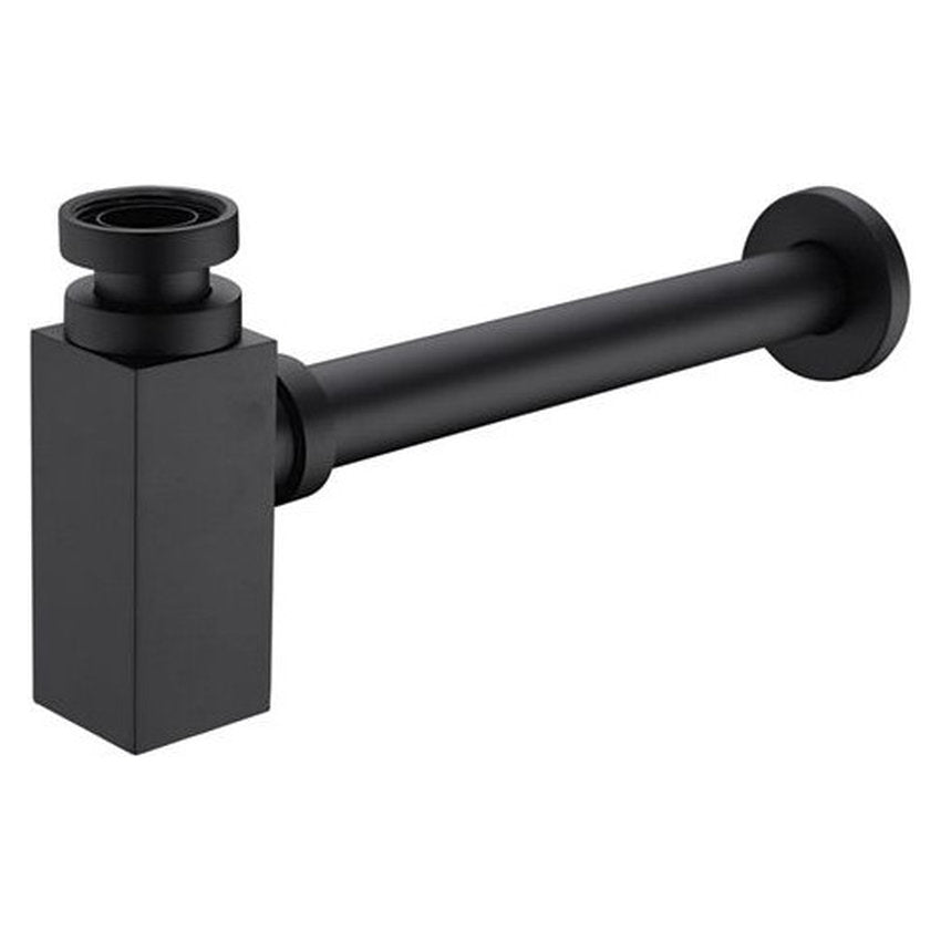 Otti Bottle Trap Square Black 32/40mm Waste, 40mm Connection