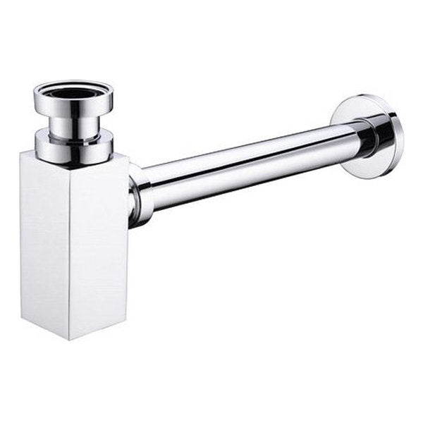 Otti Bottle Trap Square Chrome 32/40mm Waste, 40mm Connection