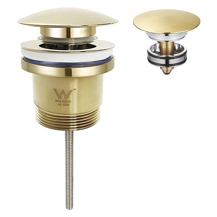 Otti Universal Mushroom 32mm Dijon Gold Pop Up Waste