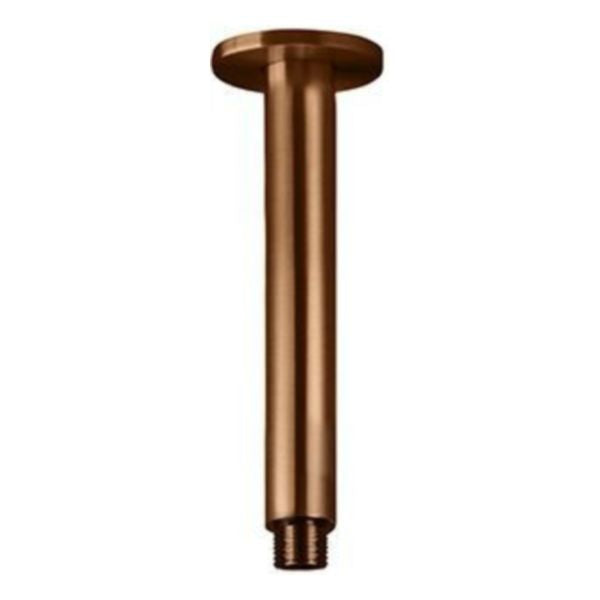 Meir Round Ceiling Shower Arm 150mm, Lustre Bronze