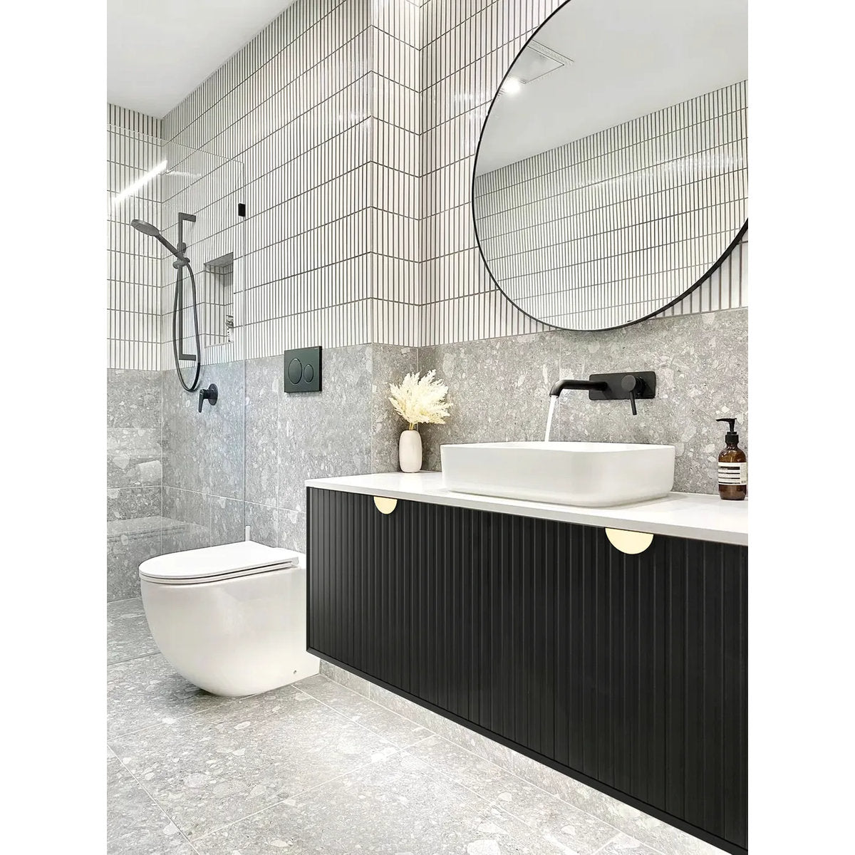 Marlo Matte Black 1200mm Wall Hung Vanity