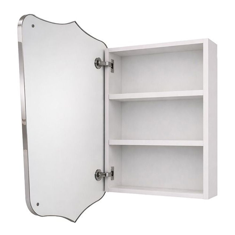 Mayer Shield Mirror 80x50 Shaving Cabinet - Chrome