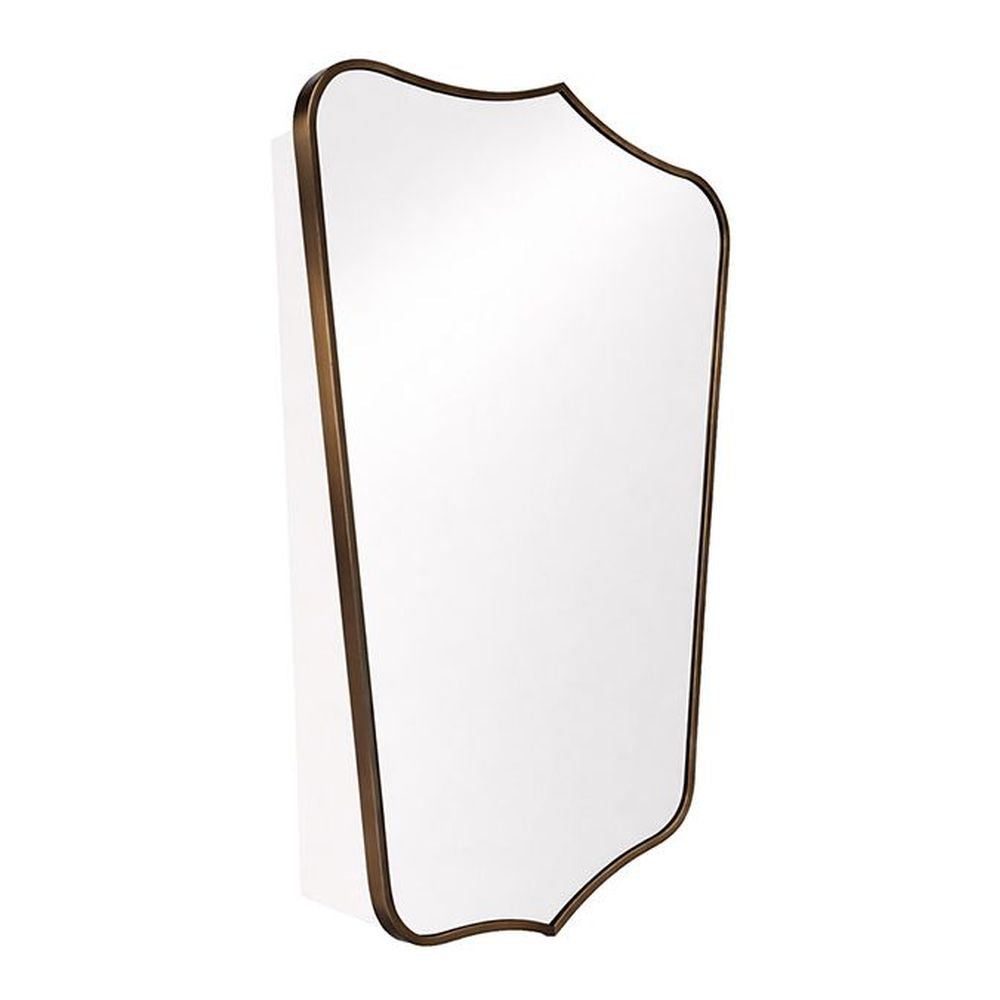 Mayer Shield Mirror 80x50 Shaving Cabinet - English Bronze