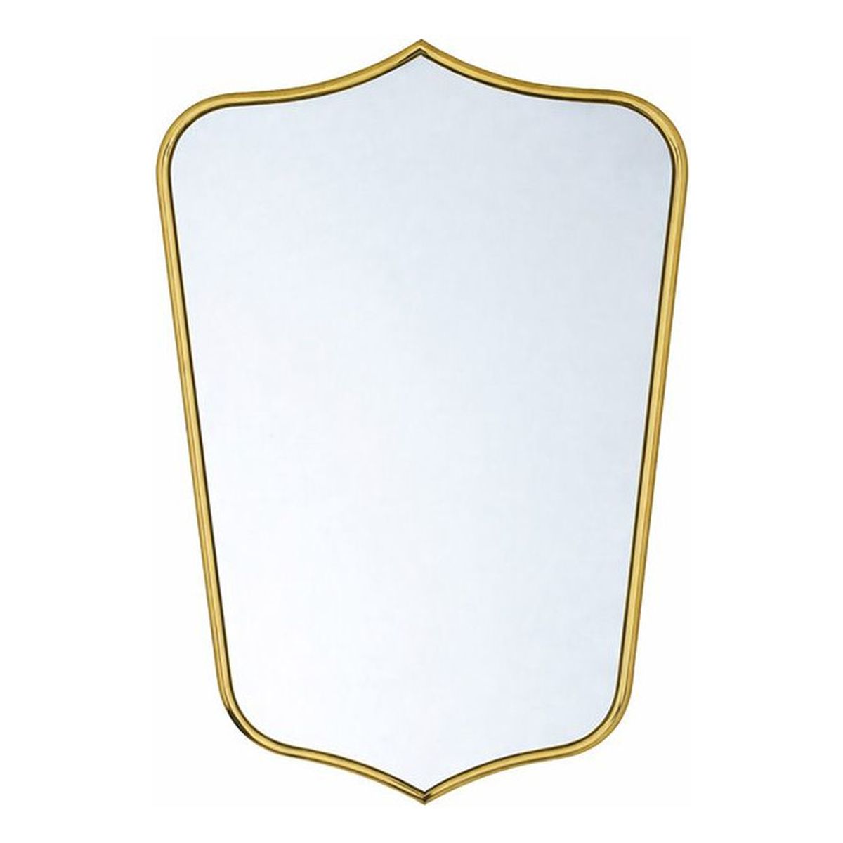 Turner Hastings Mayer Shield Mirror 80x50 - Brushed Brass