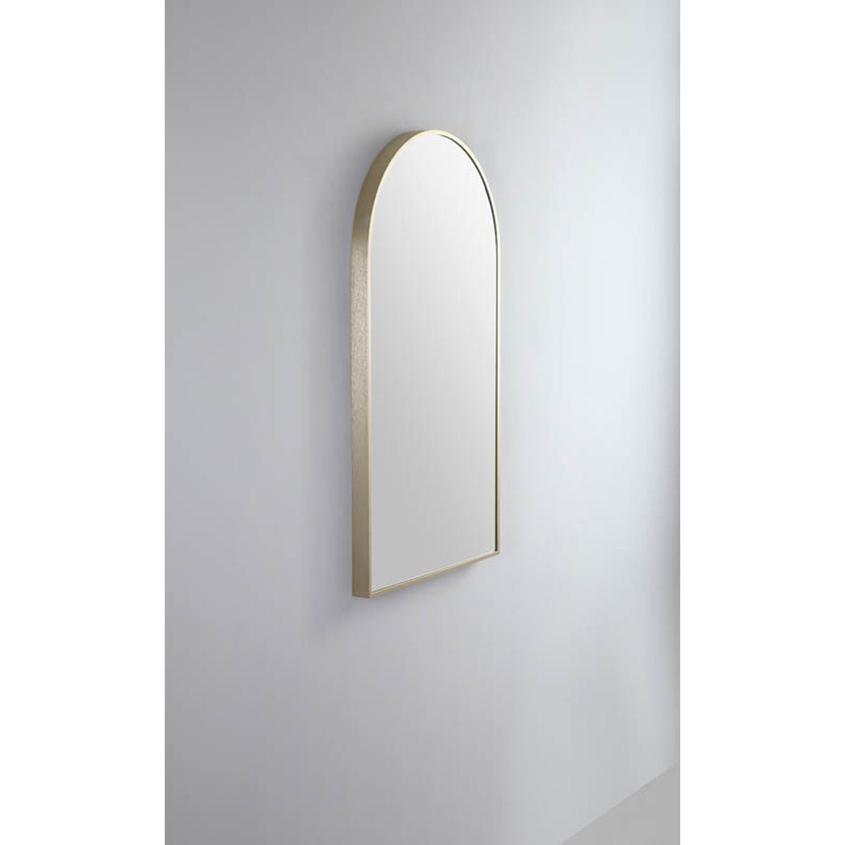 Modern Arch 500 Mirror - Baltic Brass