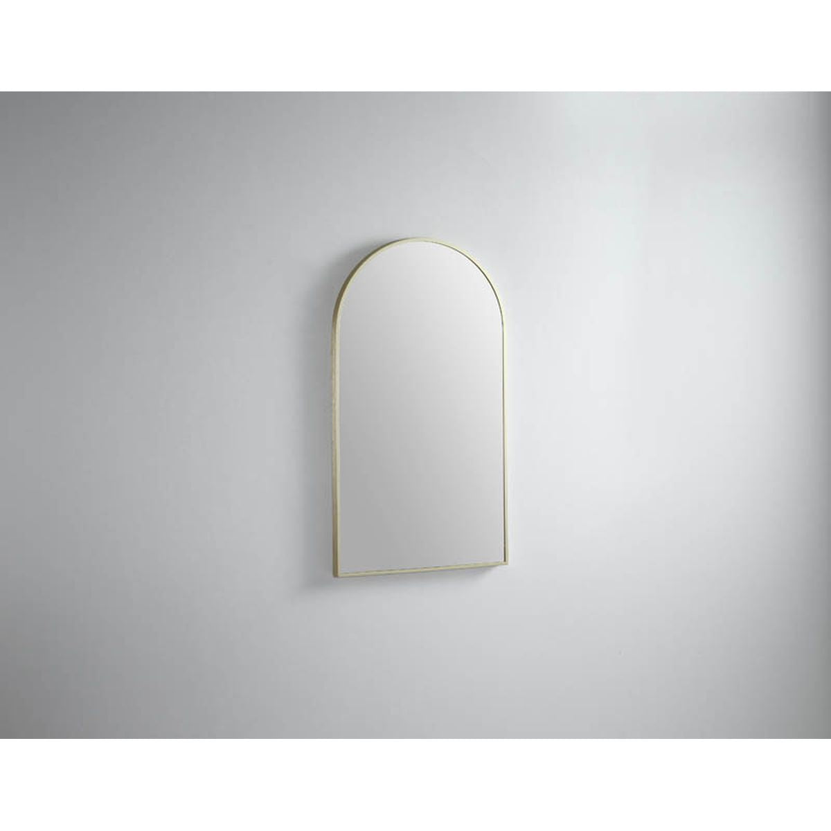 Modern Arch 500 Mirror - Baltic Brass