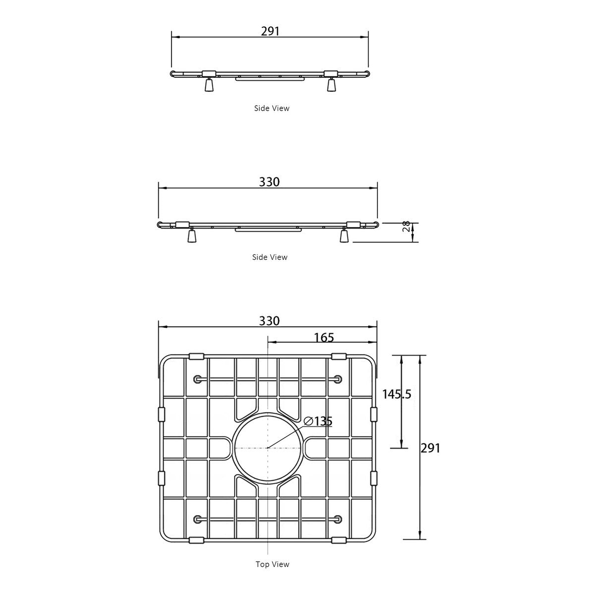 Otti Stainless Steel Protective Grid Twin pack for MC84455