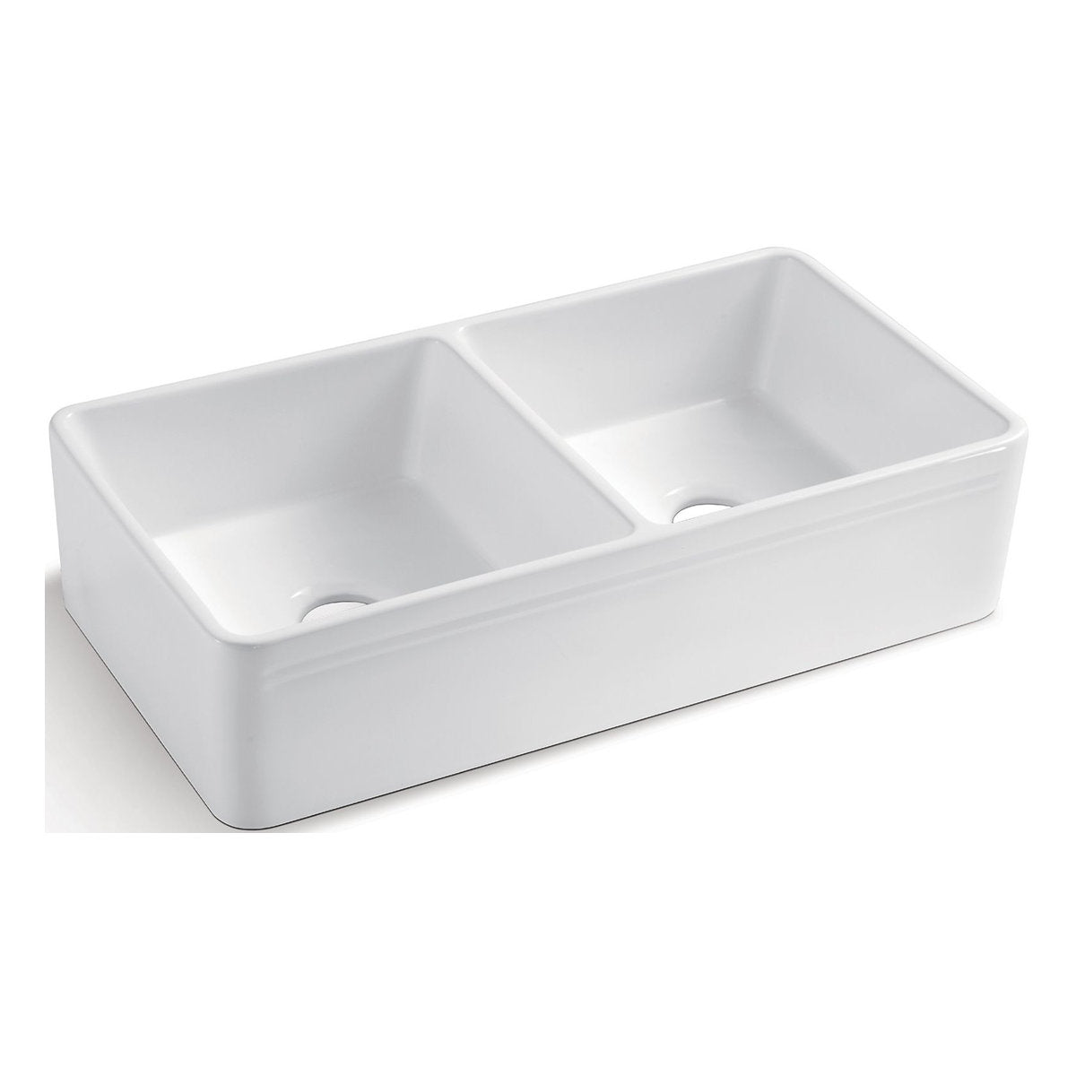 Otti Boston 853x461x255 Butler Sink Double Bowl