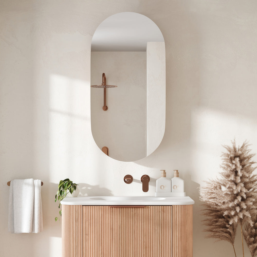 Fienza Marlowe Pill Mirror Cabinet, 450 x 900mm