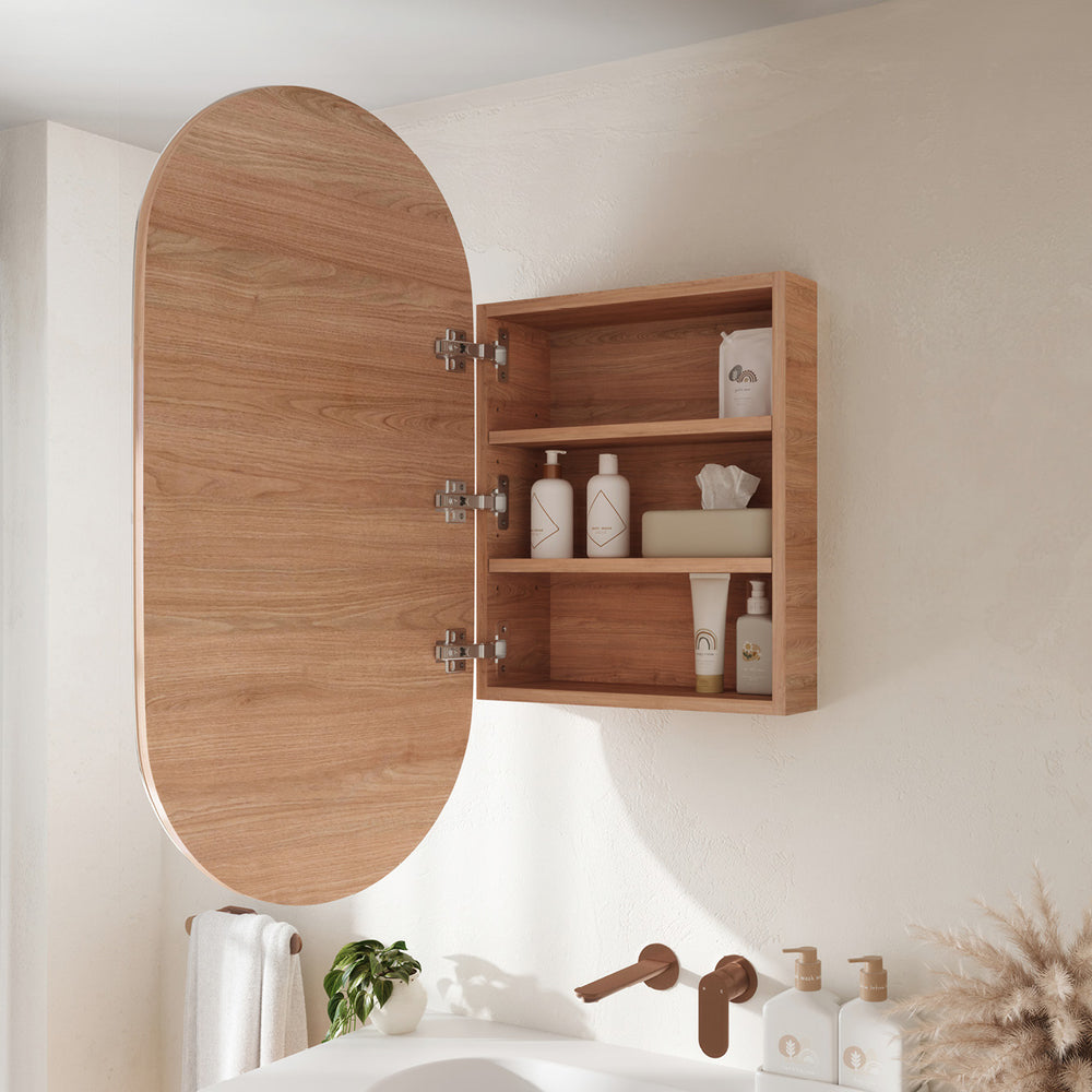 Fienza Marlowe Pill Mirror Cabinet, 450 x 900mm