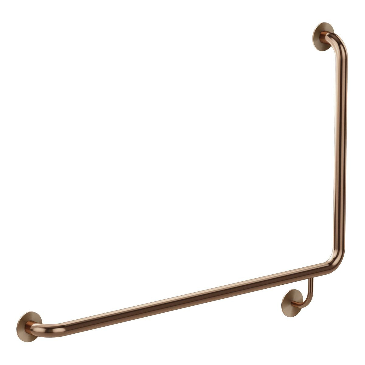 Meir Care Range 90 Degree Left Side Grab Rail 600Mm, Lustre Bronze