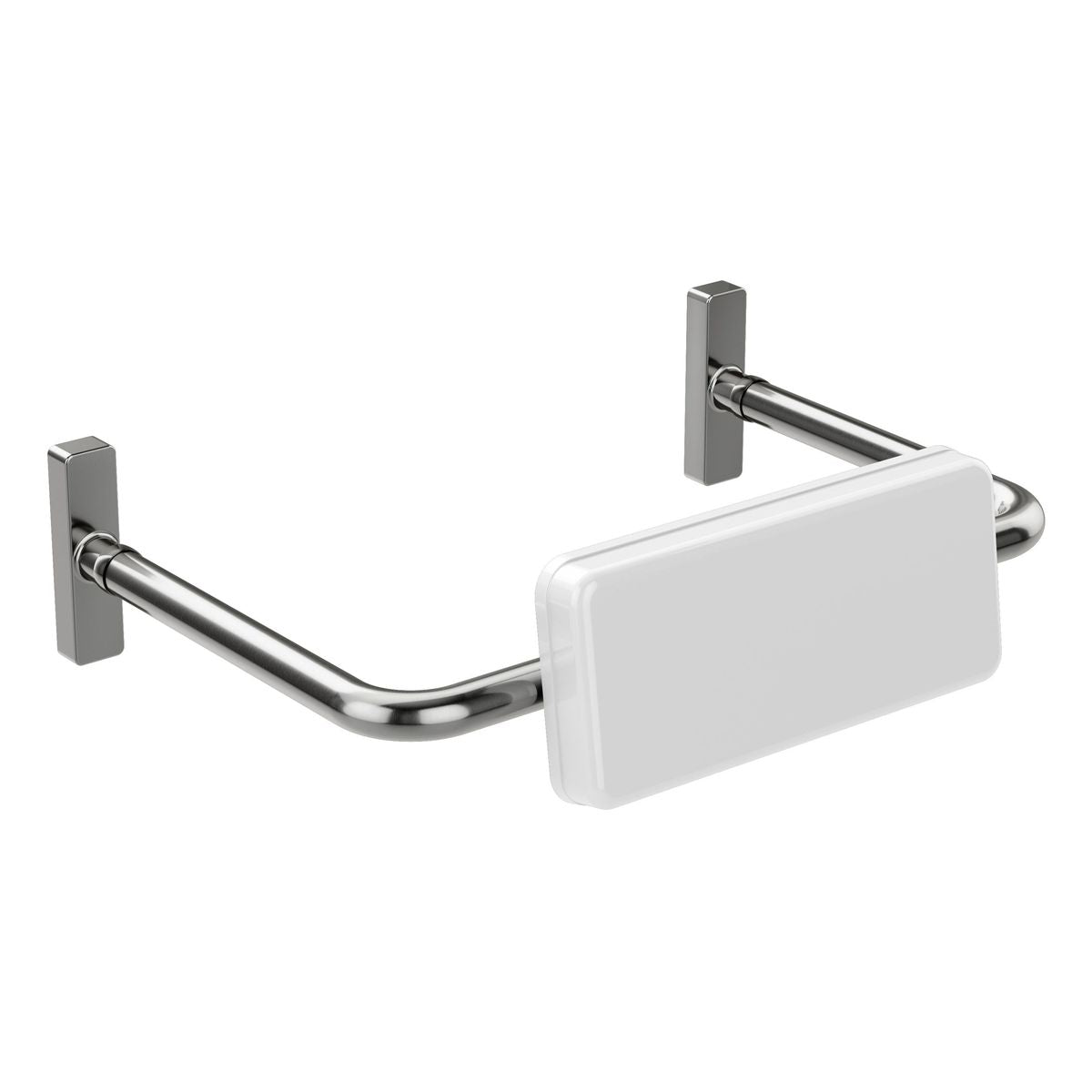 Meir Care Range Toilet Back Rest, Brushed Nickel