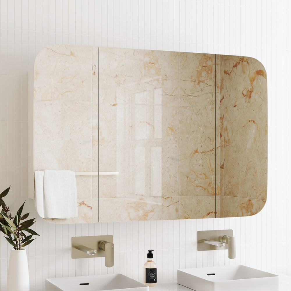 Fienza Marlowe Soft Square Mirror Cabinet, 1200 x 800mm