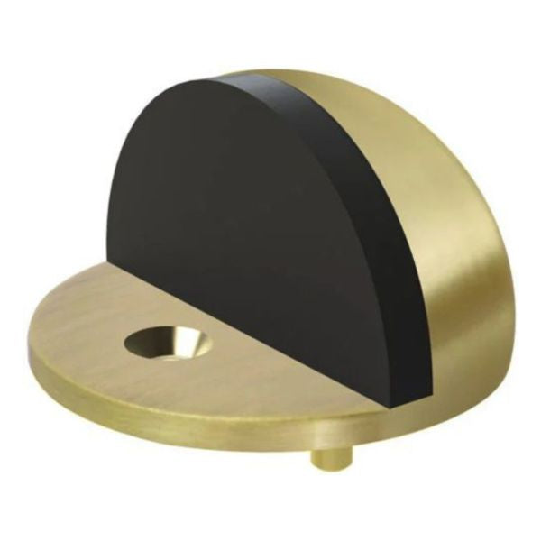 Meir Round Half Moon Door Stop, Tiger Bronze
