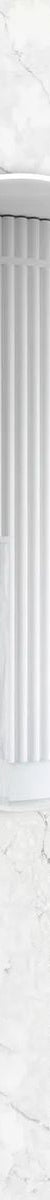 Noosa 900x450 White Metal Frame Mirror