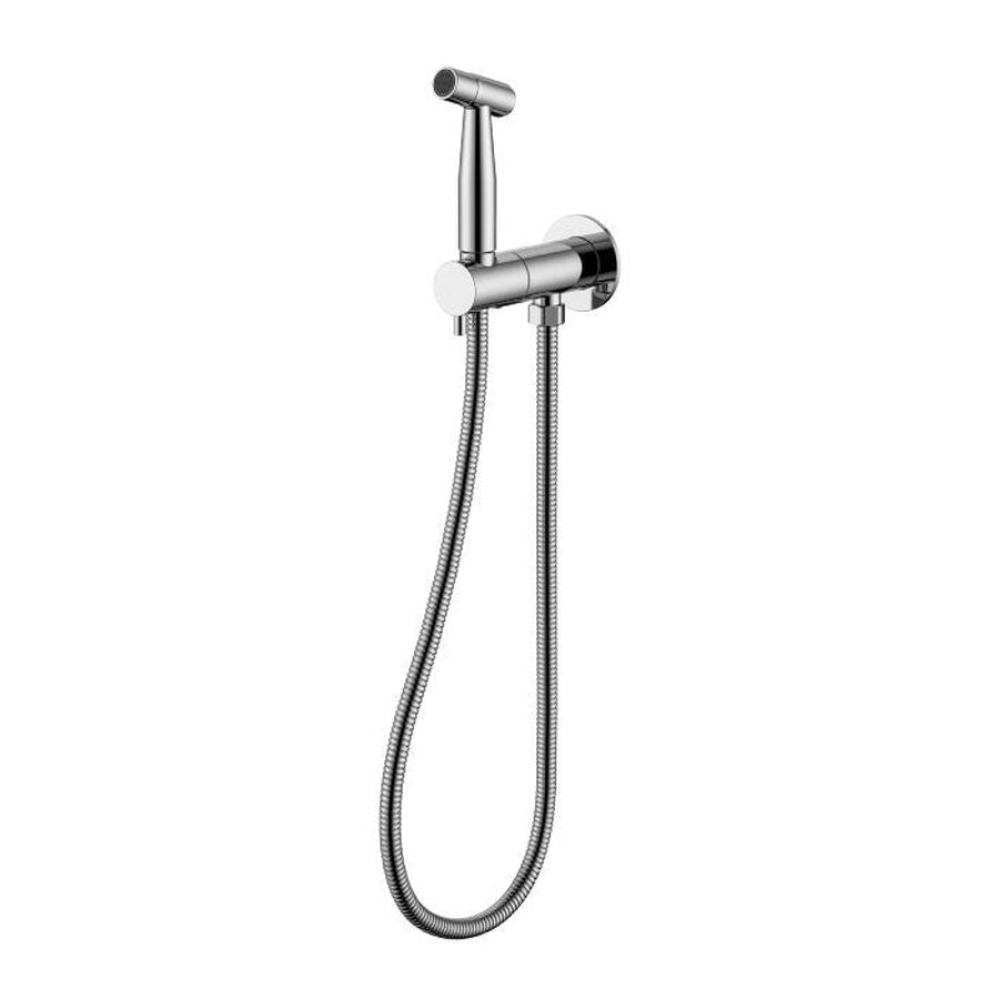 Meir Bidet Spray With Mixer, Polished Chrome