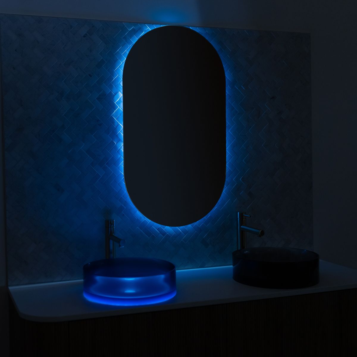 The Basin Lab Oval 900mm x 500mm x 6mm Mirror