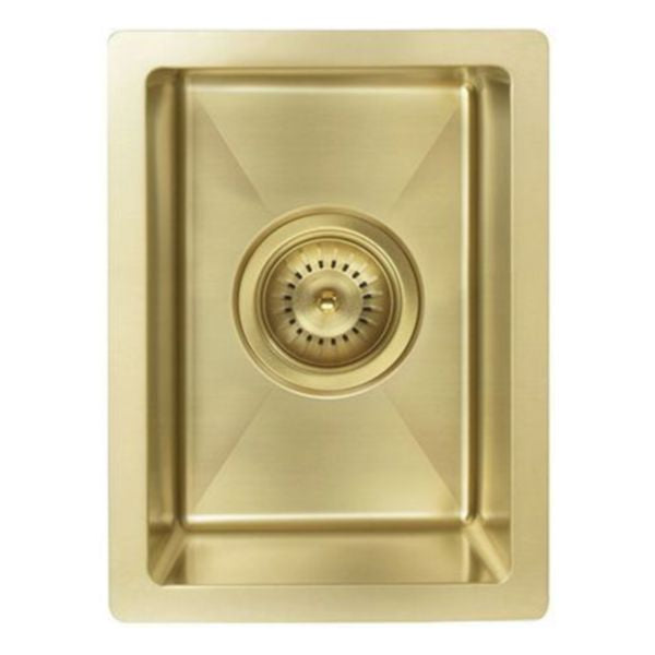 Meir Bar Sink Single Bowl 382 x 272, Tiger Bronze