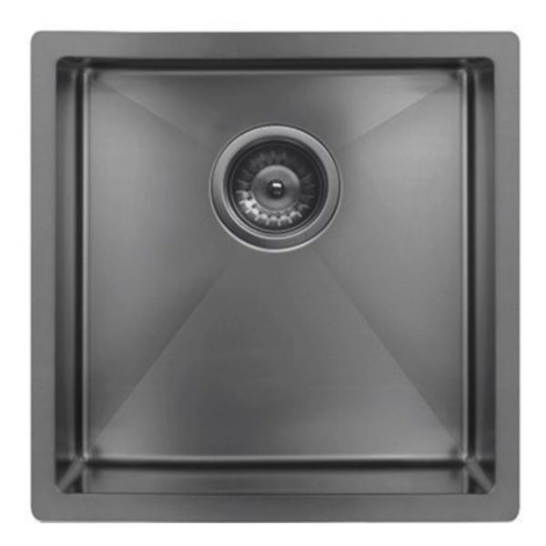 Meir Kitchen Sink Single Bowl 450 x 450, Shadow