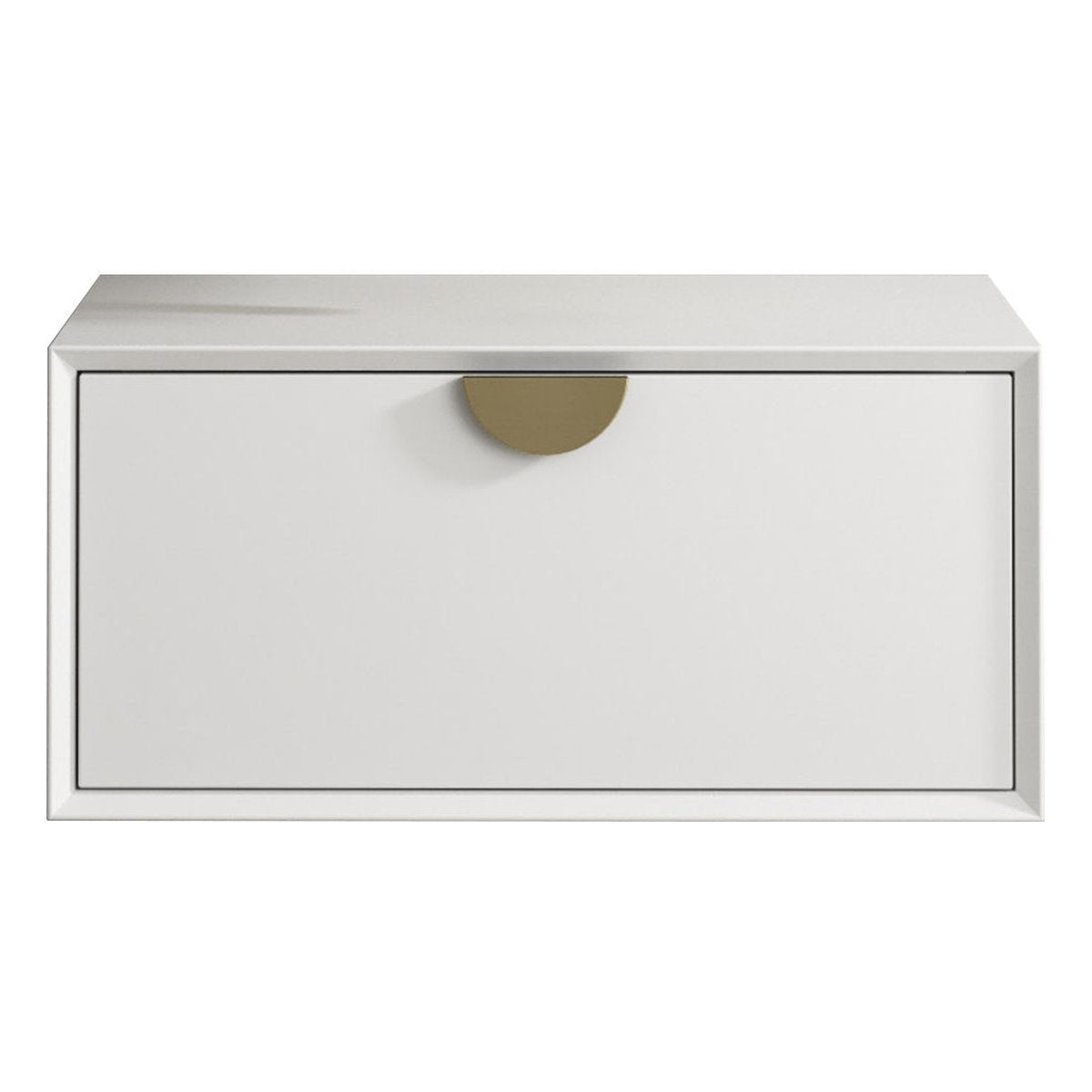 Otti Moonlight 600mm White Wall Hung Cabinet